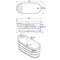 Alfi Brand ALFI brand AB1103 59" Free Standing Cedar Wood Bathtub W/ Bench AB1103 - alternate 5